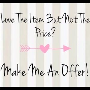 Reasonable offers  considered 😊❤️